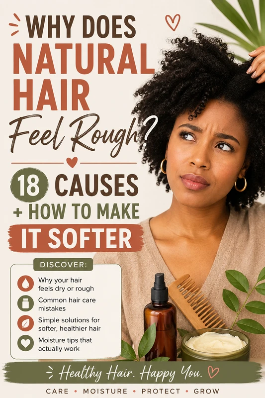 Why Natural Hair Feels Rough: Causes, Solutions, and How to Make Your Hair Feel Softer