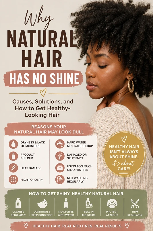 Why Natural Hair Has No Shine: Causes, Solutions, and How to Get Healthy-Looking Hair