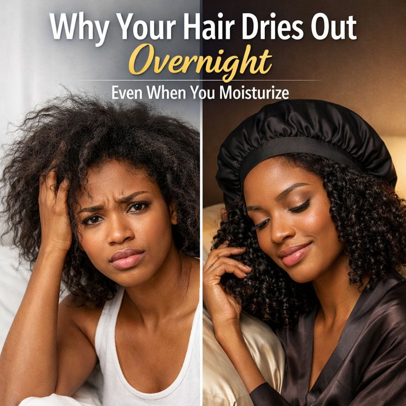 Why Your Hair Dries Out Overnight (Even When You Moisturize)