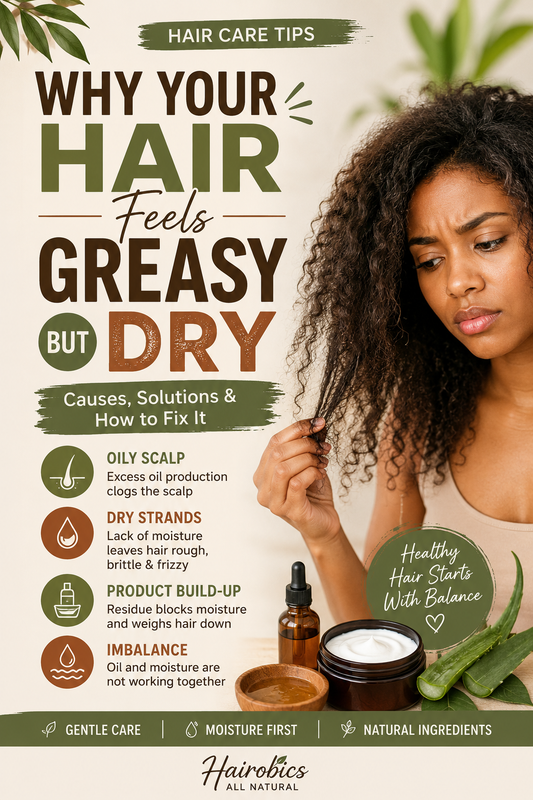 Why Your Hair Feels Greasy but Dry: Causes, Solutions, and How to Restore Healthy Hair