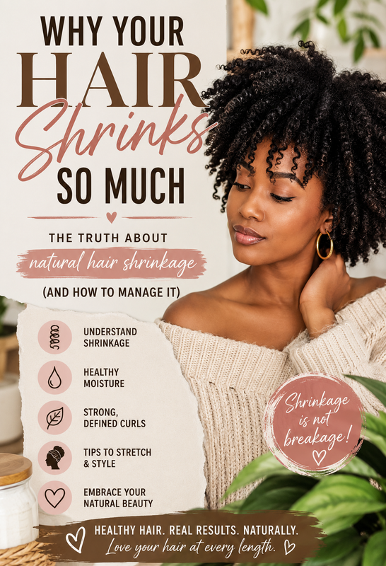 Why Your Hair Shrinks So Much: The Truth About Natural Hair Shrinkage (And How to Manage It)