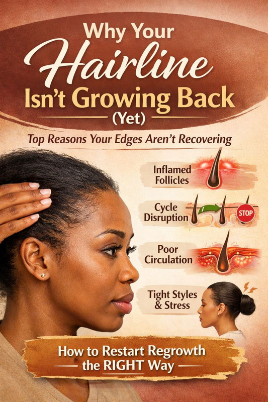 Why Your Hairline Isn’t Growing Back (Yet): The Real Reasons Your Edges Are Stuck