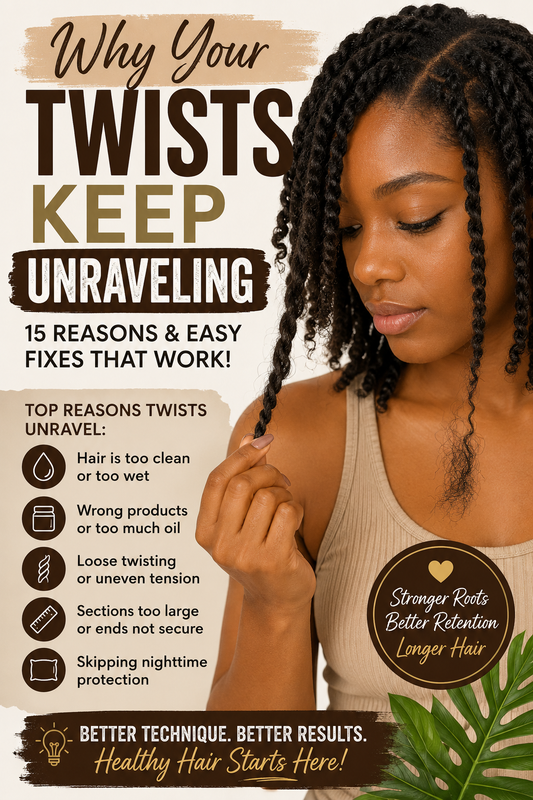 Why Your Twists Keep Unraveling: Causes, Fixes, and Proven Tips to Make Twists Last Longer