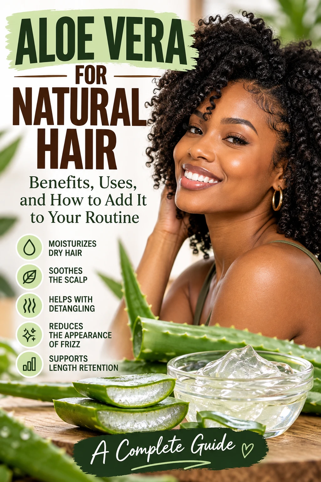 Aloe Vera for Natural Hair: Benefits, Uses, and How to Add It to Your Routine