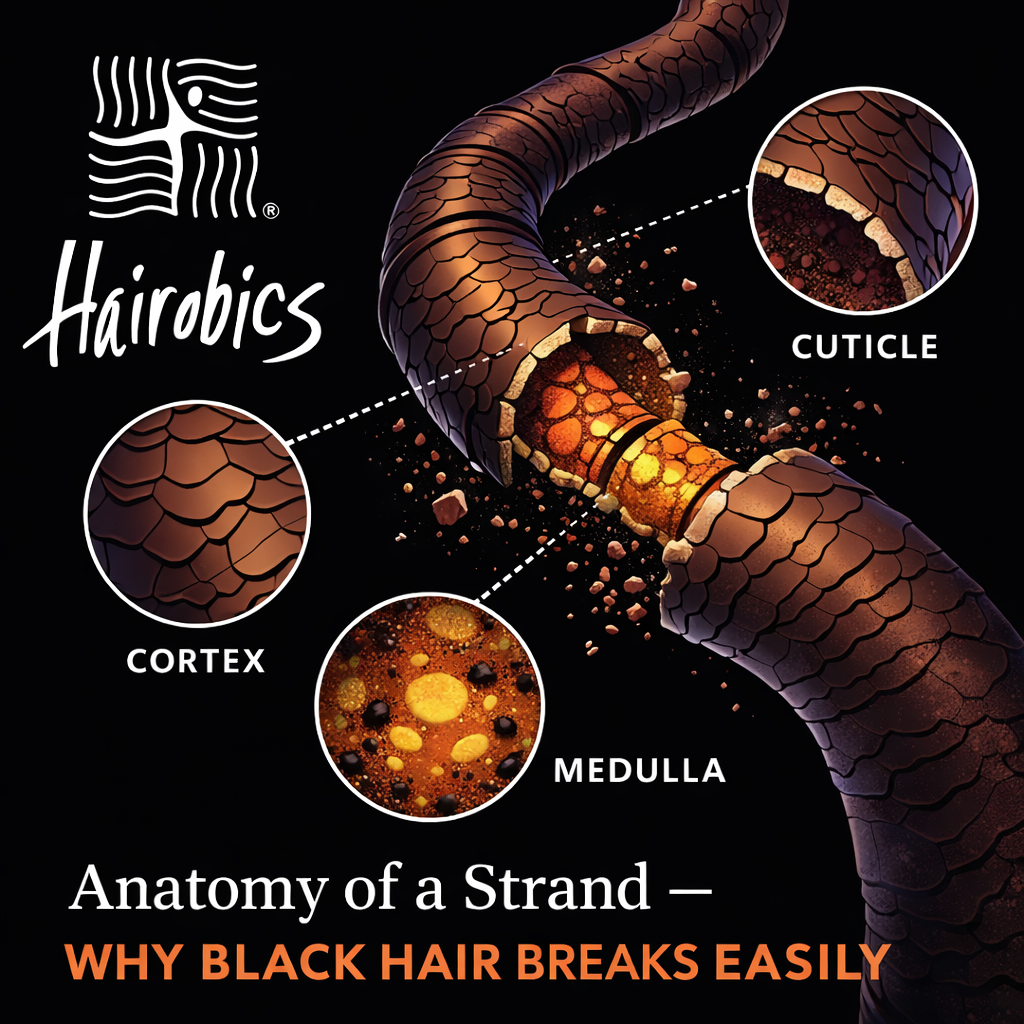 Anatomy of a Strand — Why Black Hair Breaks Easily