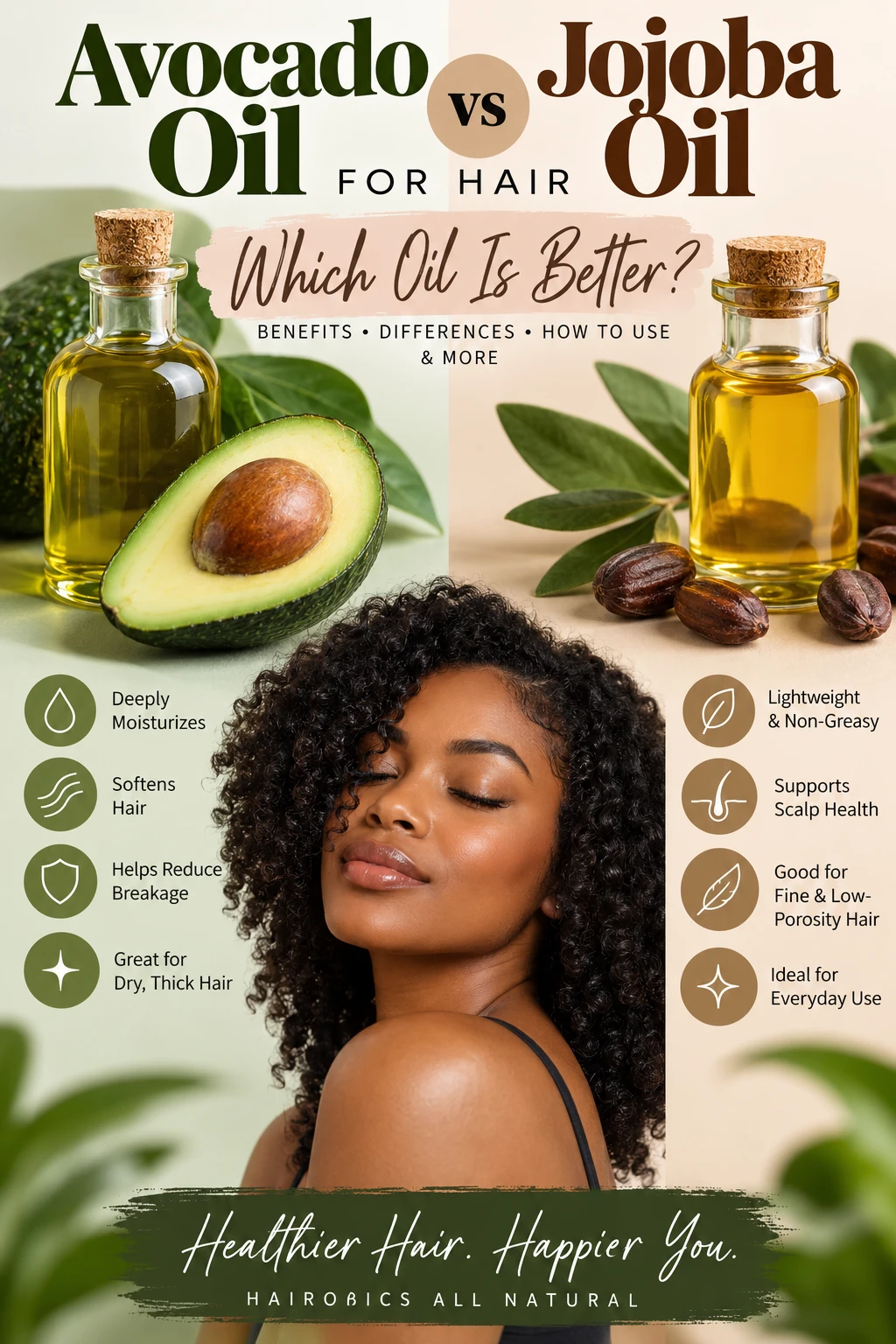 Avocado Oil vs Jojoba Oil for Hair: Which Oil Is Better?