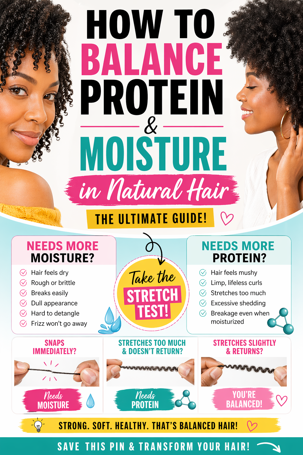 How to Balance Protein and Moisture in Natural Hair (The Ultimate Guide)