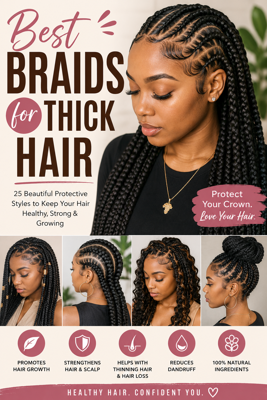 Best Braids for Thick Hair: 25 Protective Styles That Look Amazing and Protect Your Hair