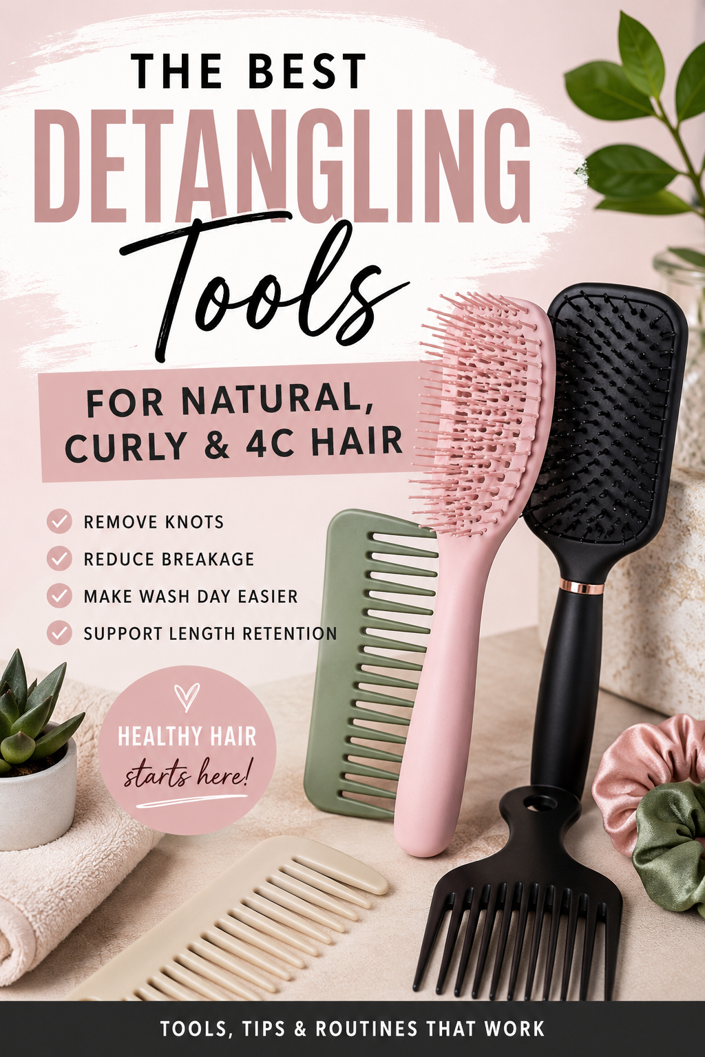 Best Detangling Tools for Natural, Curly, and Black Hair: Complete Guide
