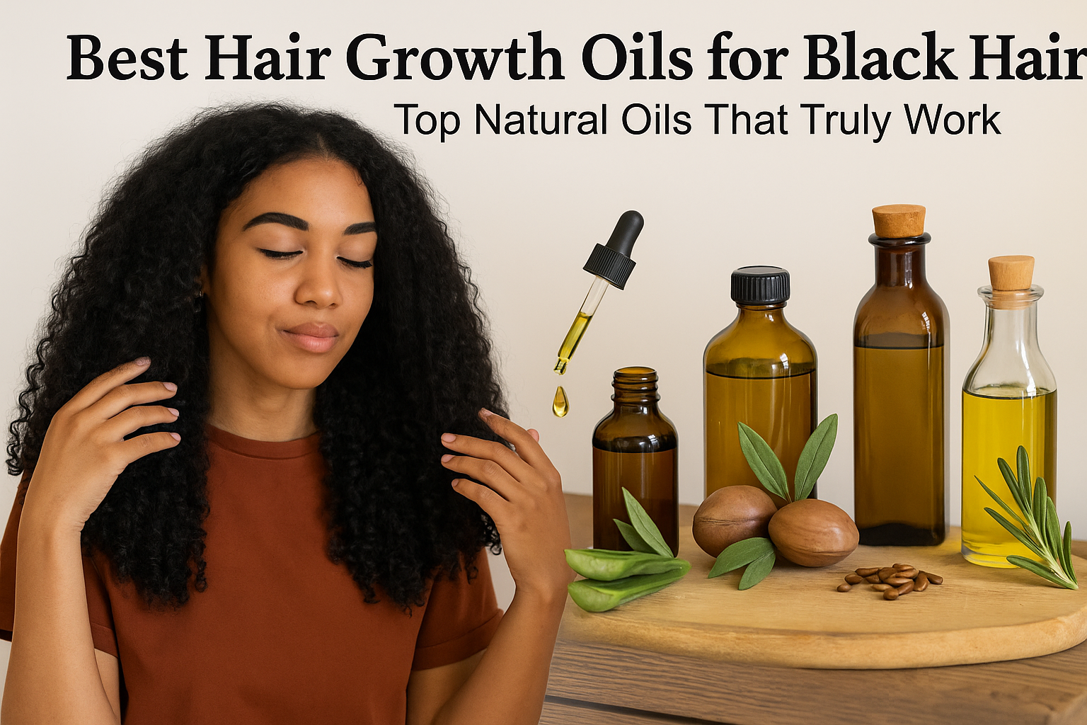 Best Hair Growth Oils for Black Hair: Top Natural Oils That Truly Work