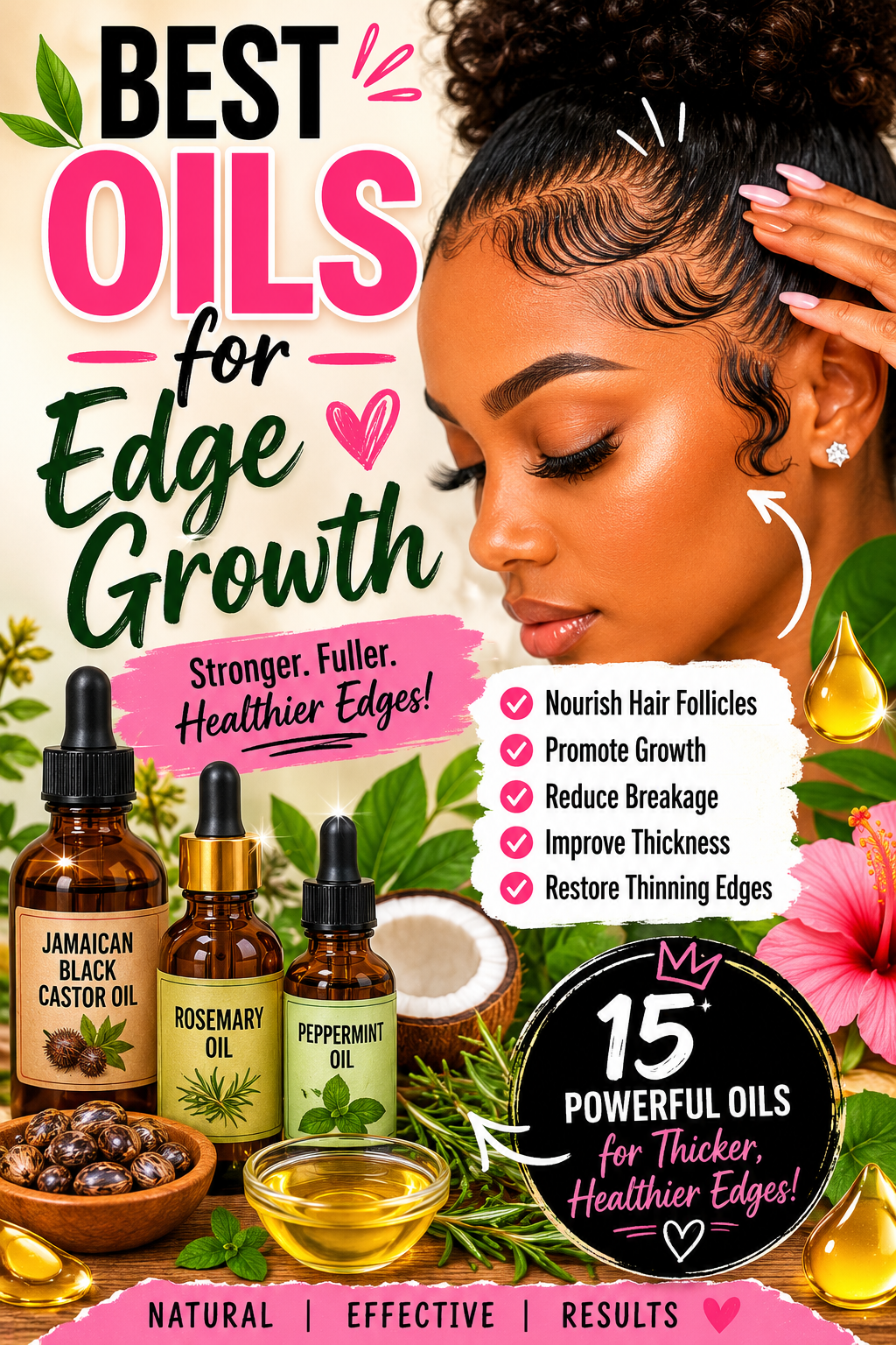 Best Oils for Edge Growth: The Ultimate Guide to Thicker, Fuller Edges Naturally