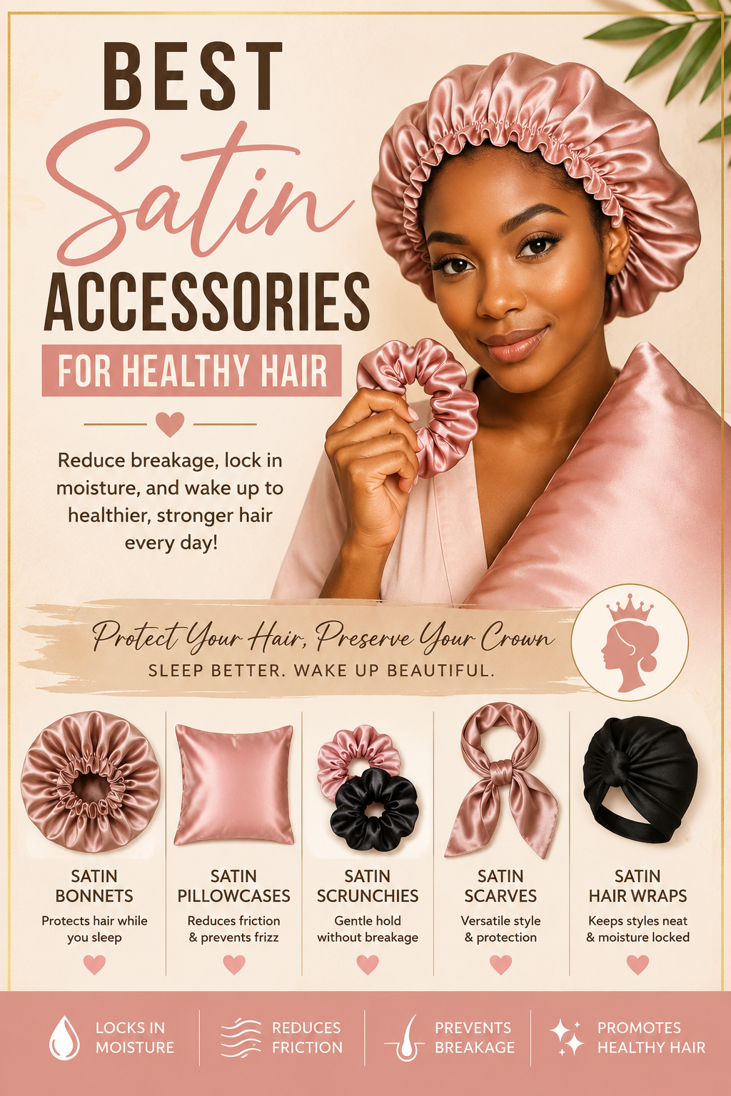 Best Satin Accessories for Healthy Hair: The Complete Guide to Preventing Breakage, Frizz, and Dryness