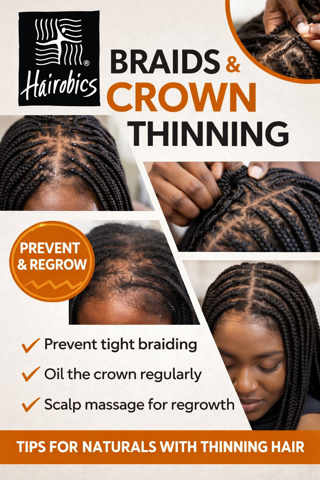 Braids and Crown Thinning: Causes, Prevention, and Regrowth Guide