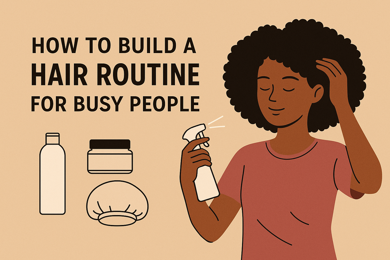 How to Build a Hair Routine for Busy People