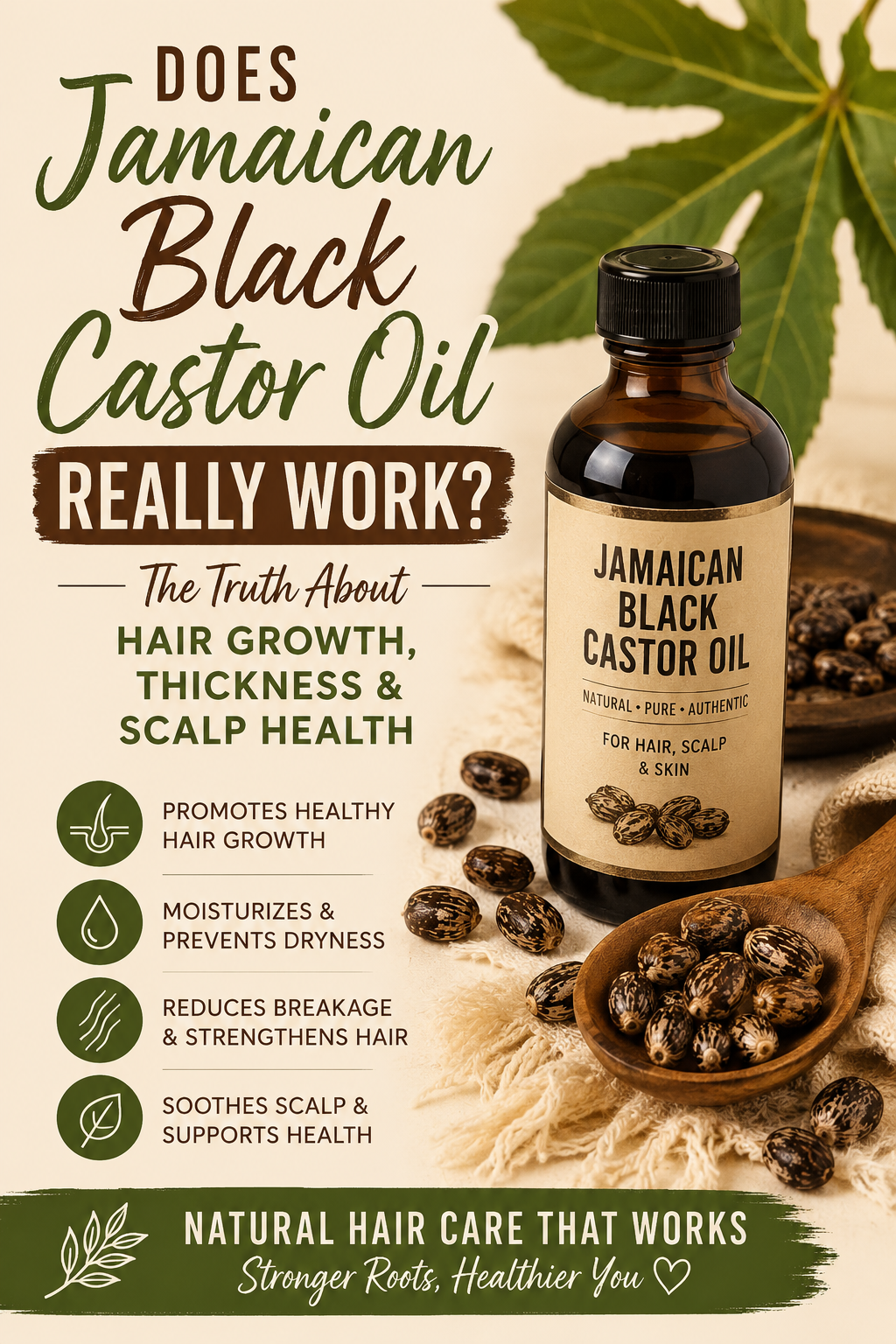Does Jamaican Black Castor Oil Really Work? The Truth About Hair Growth, Thickness, and Scalp Health