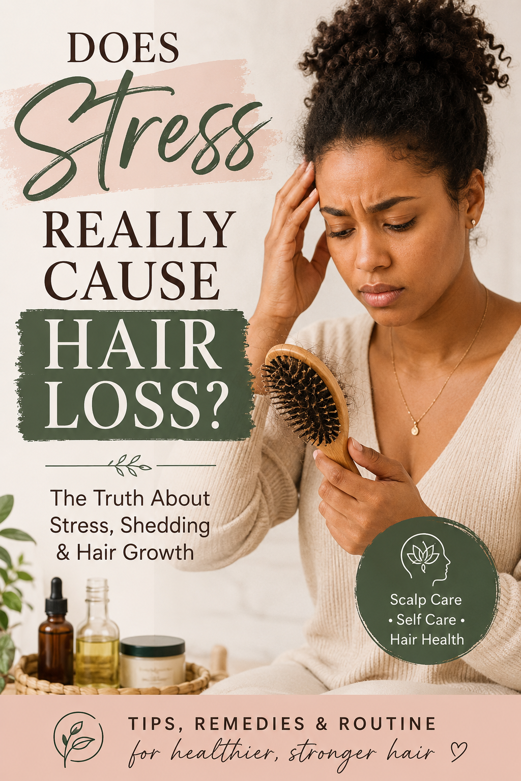 Does Stress Really Cause Hair Loss? The Truth About Stress, Shedding, and Hair Growth