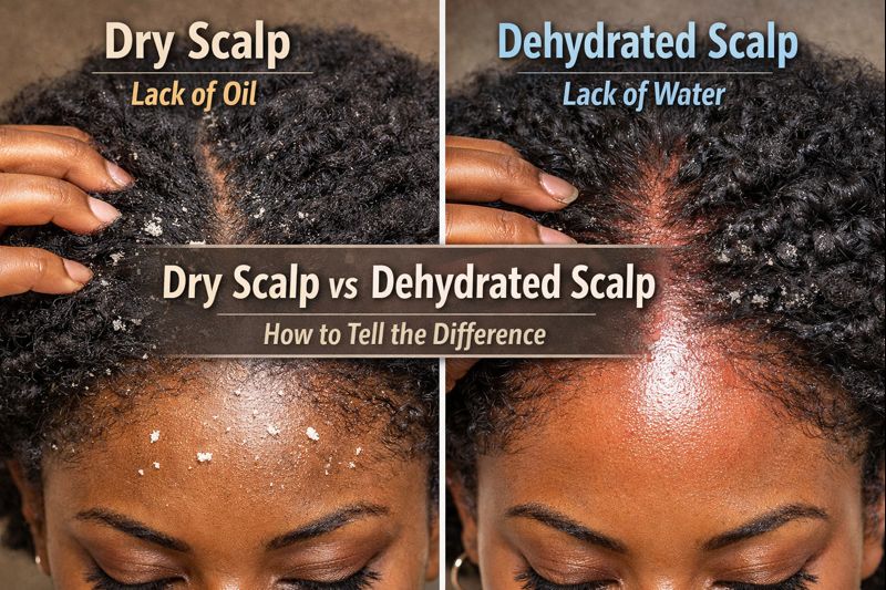 Dry Scalp vs Dehydrated Scalp: How to Tell the Difference (And Fix It for Good)