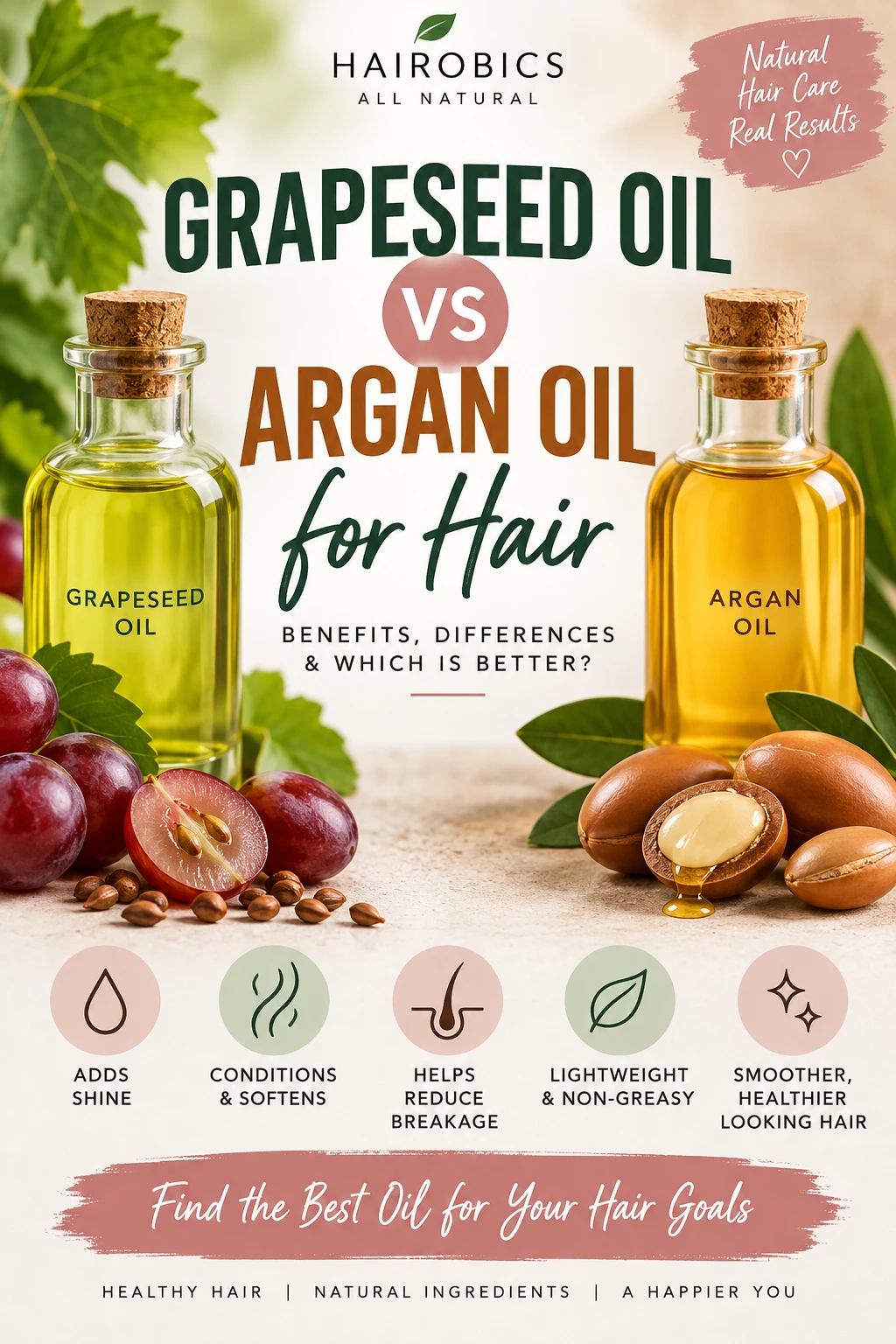 Grapeseed Oil vs Argan Oil for Hair: Which Oil Is Better?