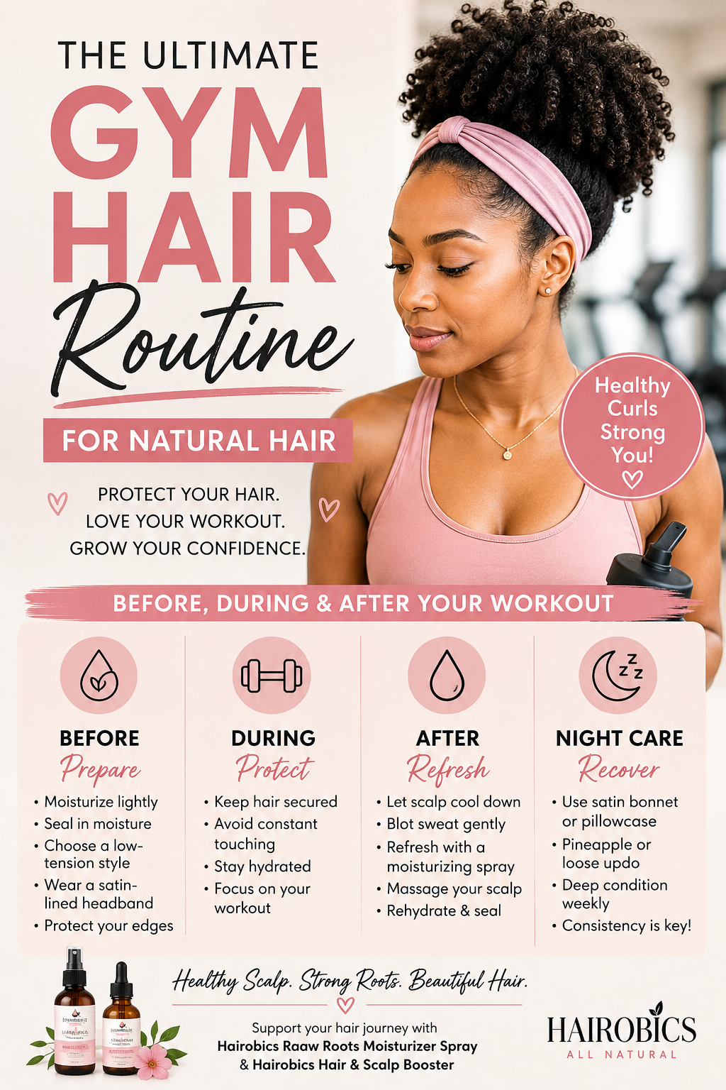 Gym Hair Routine for Natural Hair: The Complete Guide to Healthy Hair While Staying Fit