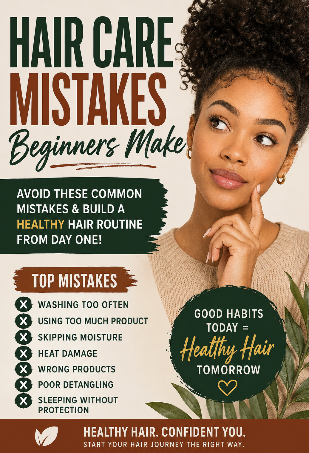 Hair Care Mistakes Beginners Make: The Complete Guide to Healthy Hair from Day One