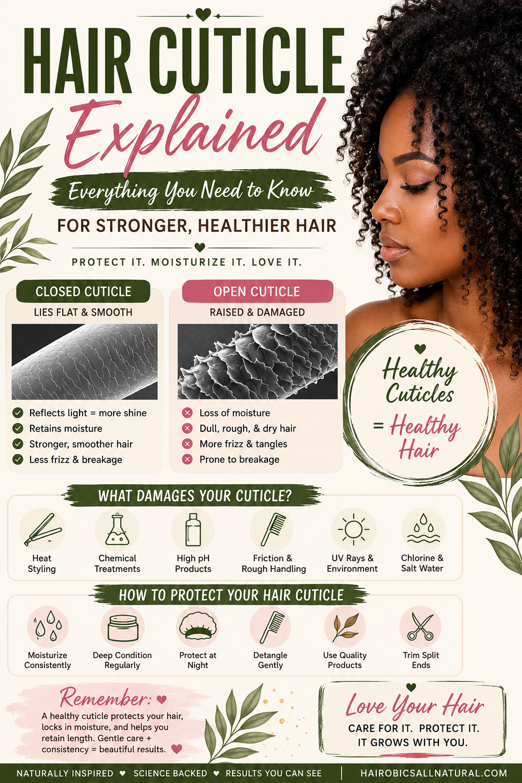 Hair Cuticle Explained: Everything You Need to Know for Stronger, Healthier Natural Hair