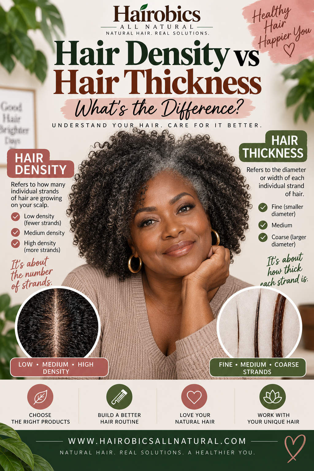 Hair Density vs Hair Thickness: What’s the Difference and Why Does It Matter?