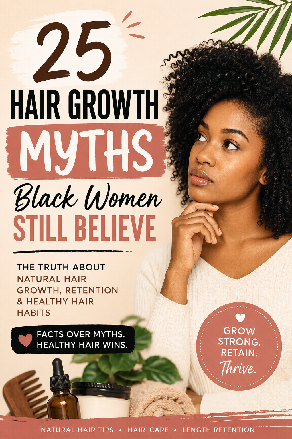 Hair Growth Myths Black Women Still Believe: What Really Helps Black Hair Grow