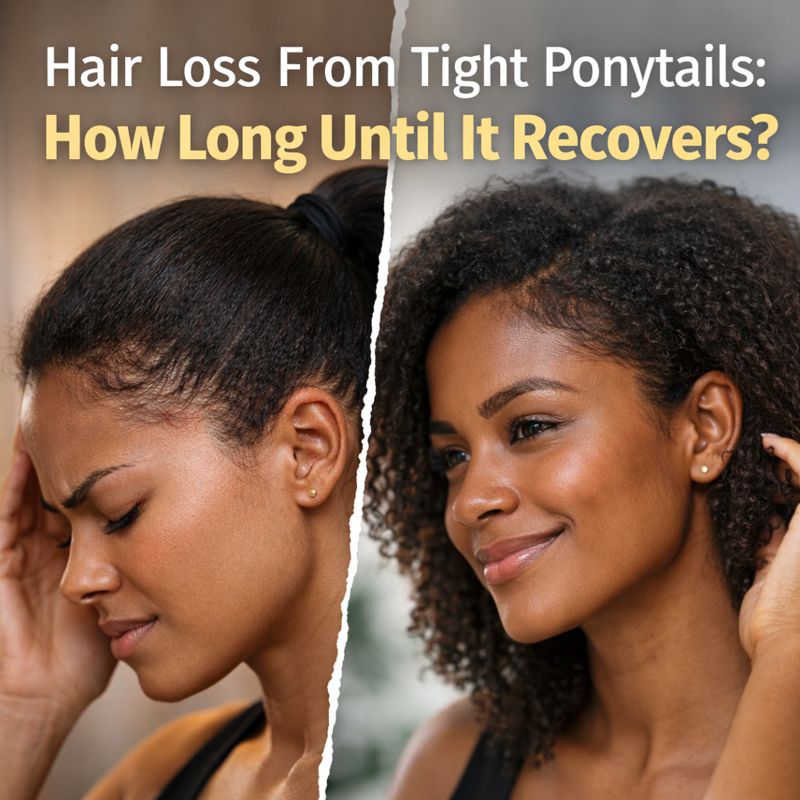 Hair Loss From Tight Ponytails: How Long Until It Recovers?