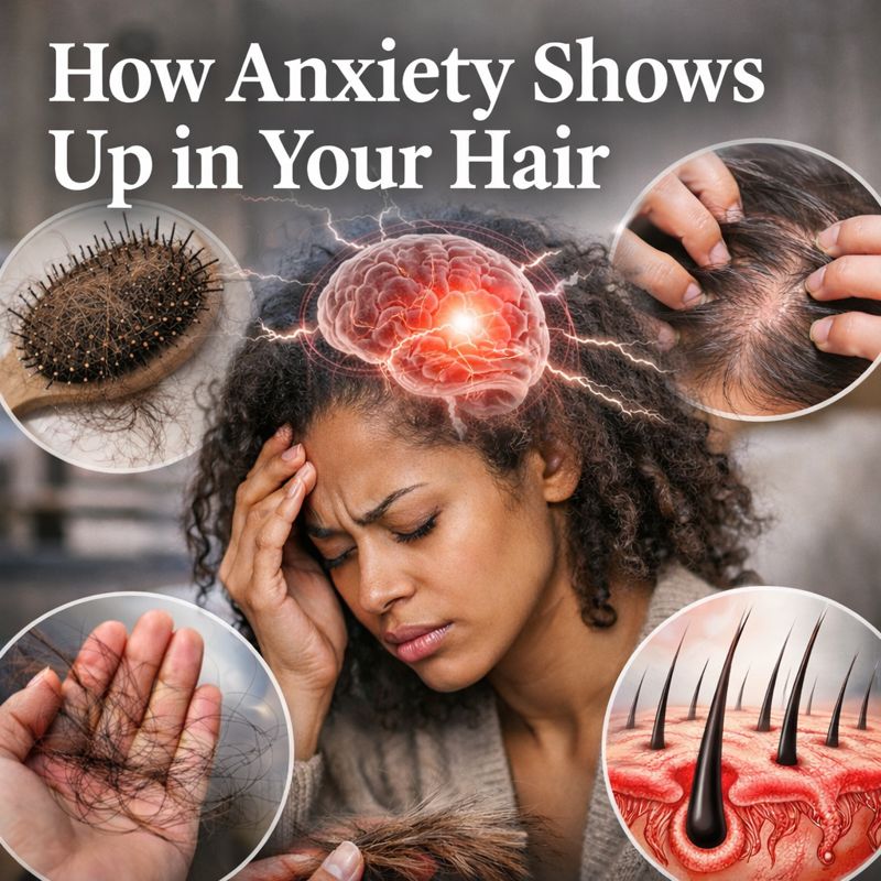 How Anxiety Shows Up in Your Hair (And What You Can Do About It)