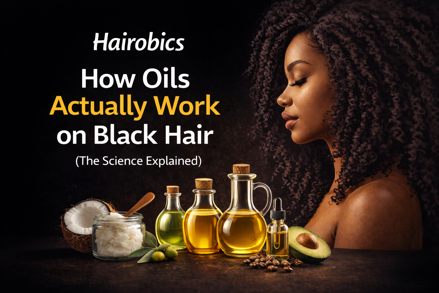How Oils Actually Work on Black Hair (The Science Explained)