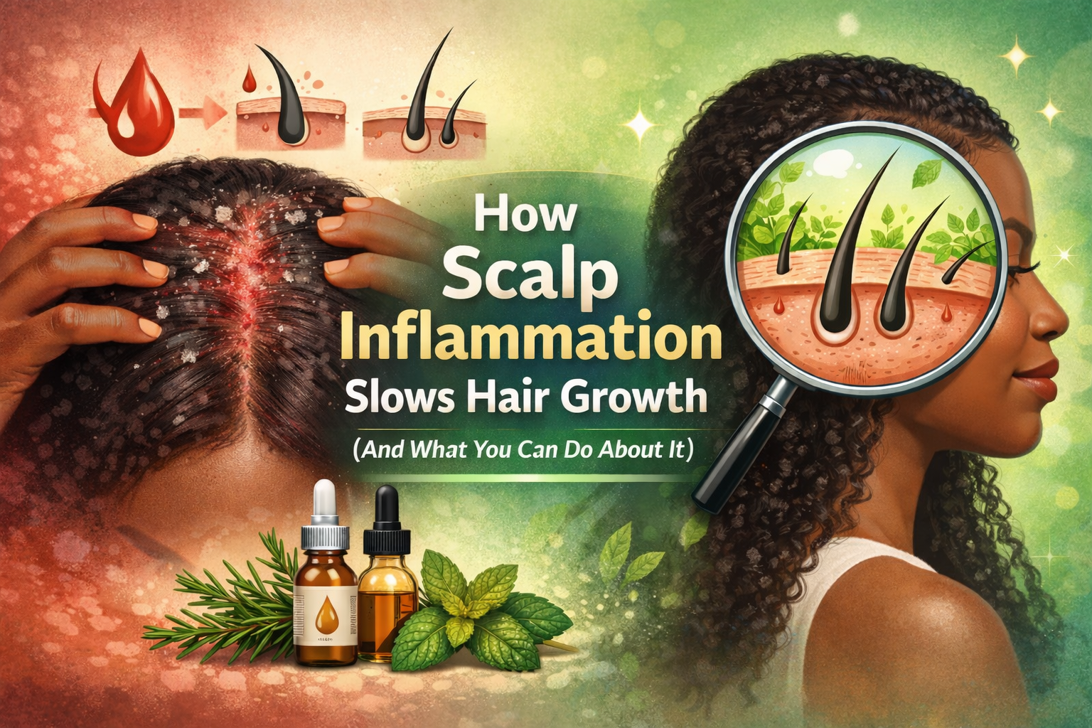 How Scalp Inflammation Slows Hair Growth (And What You Can Do About It)