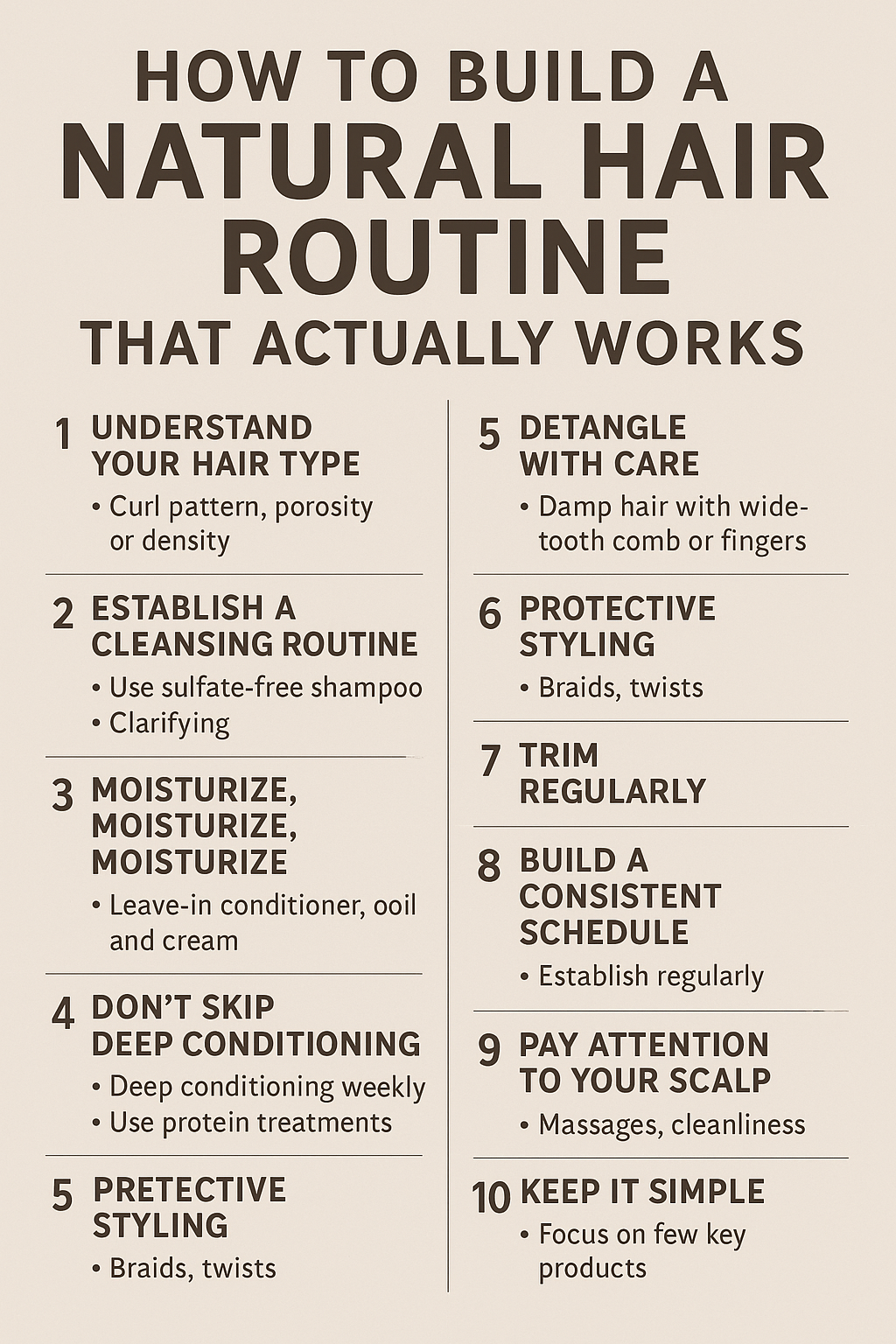 How to Build a Natural Hair Routine That Actually Works