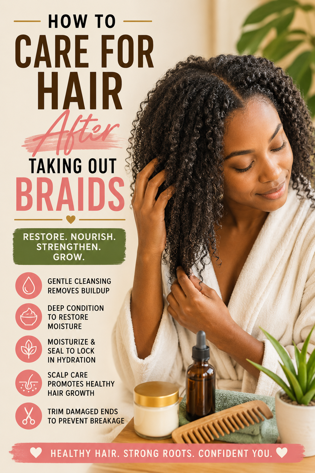 How to Care for Hair After Taking Out Braids: The Complete Guide to Restoring Healthy, Strong Hair