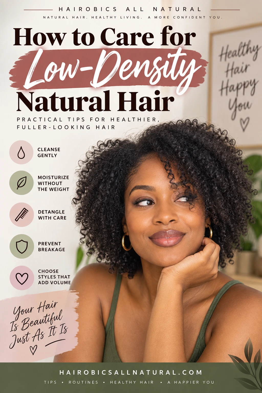 How to Care for Low-Density Natural Hair: The Complete Guide to Fuller, Healthier-Looking Hair