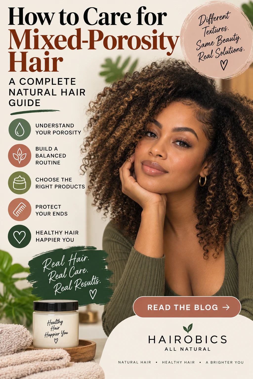 How to Care for Mixed-Porosity Hair: A Complete Guide