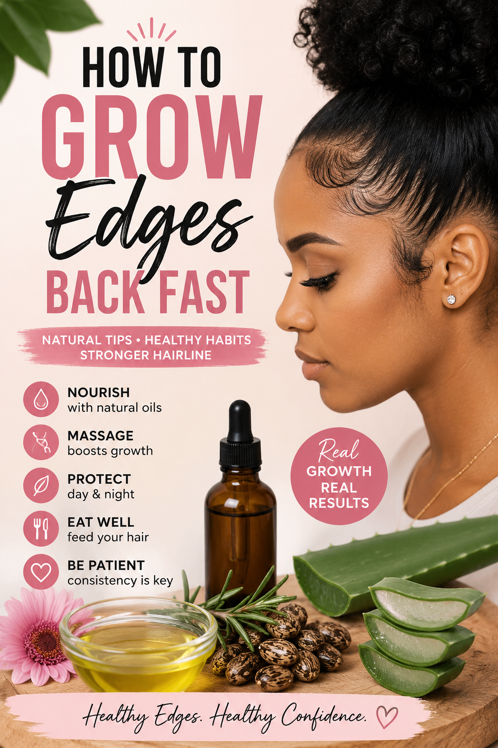 How to Grow Edges Back Fast: The Complete Guide to Restoring Thin Hairlines Naturally
