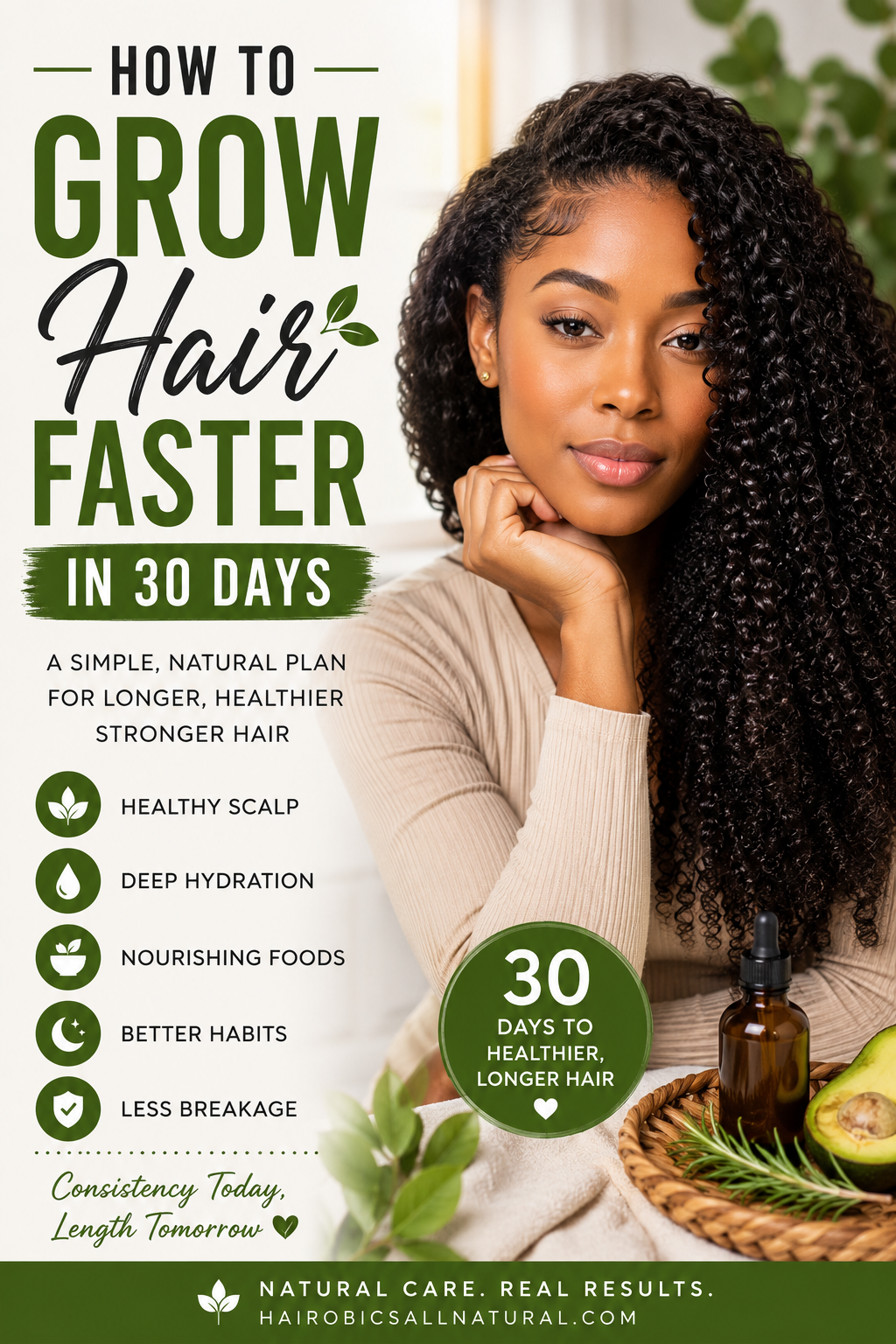 How to Grow Hair Faster in 30 Days: A Complete Guide to Healthier, Longer Hair Naturally