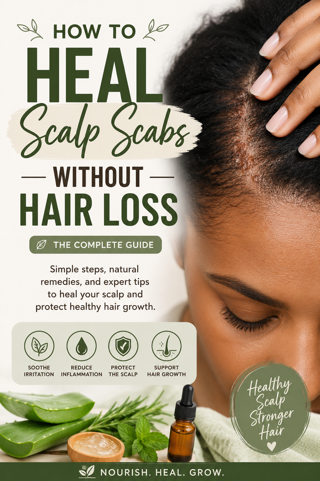How to Heal Scalp Scabs Without Hair Loss