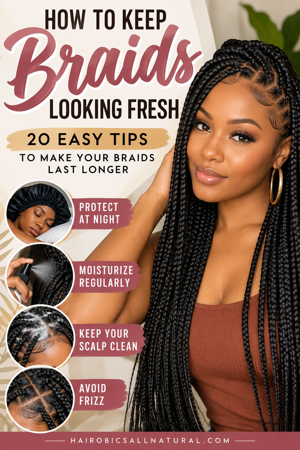 How to Keep Braids Looking Fresh: 20 Easy Tips to Make Your Braids Last Longer