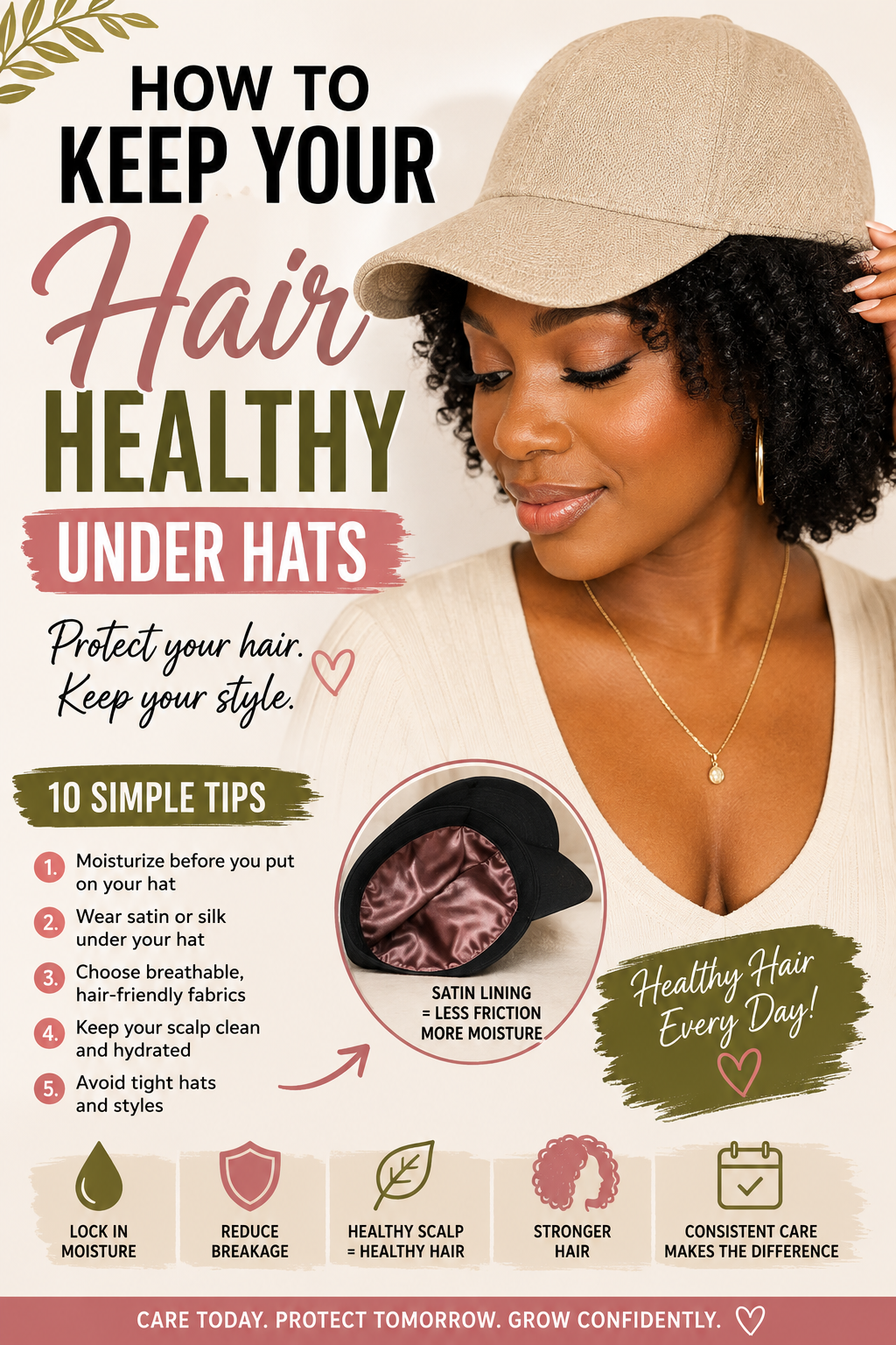 How to Keep Hair Healthy Under Hats (Complete Guide)