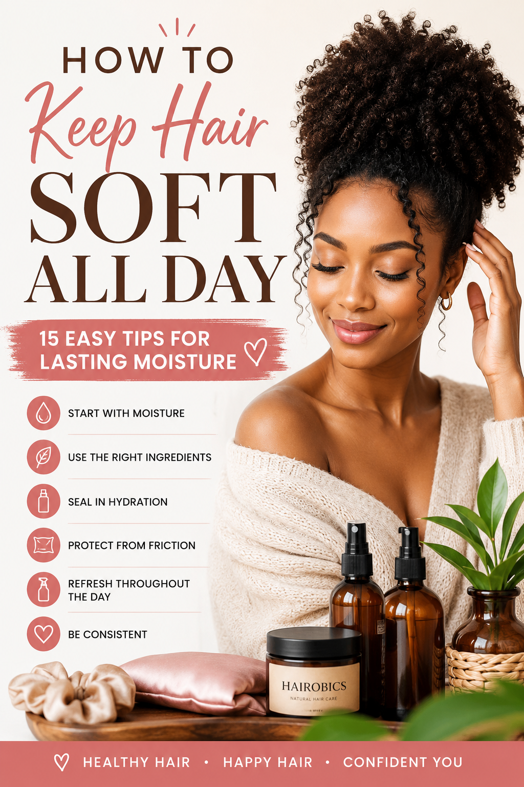 How to Keep Hair Soft All Day (Complete Guide for Healthy, Moisturized Hair)
