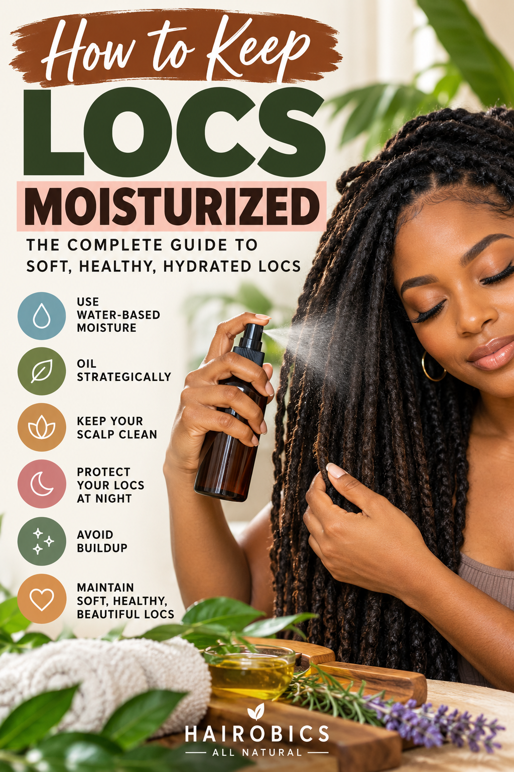 How to Keep Locs Moisturized: The Complete Guide to Soft, Healthy, Hydrated Locs