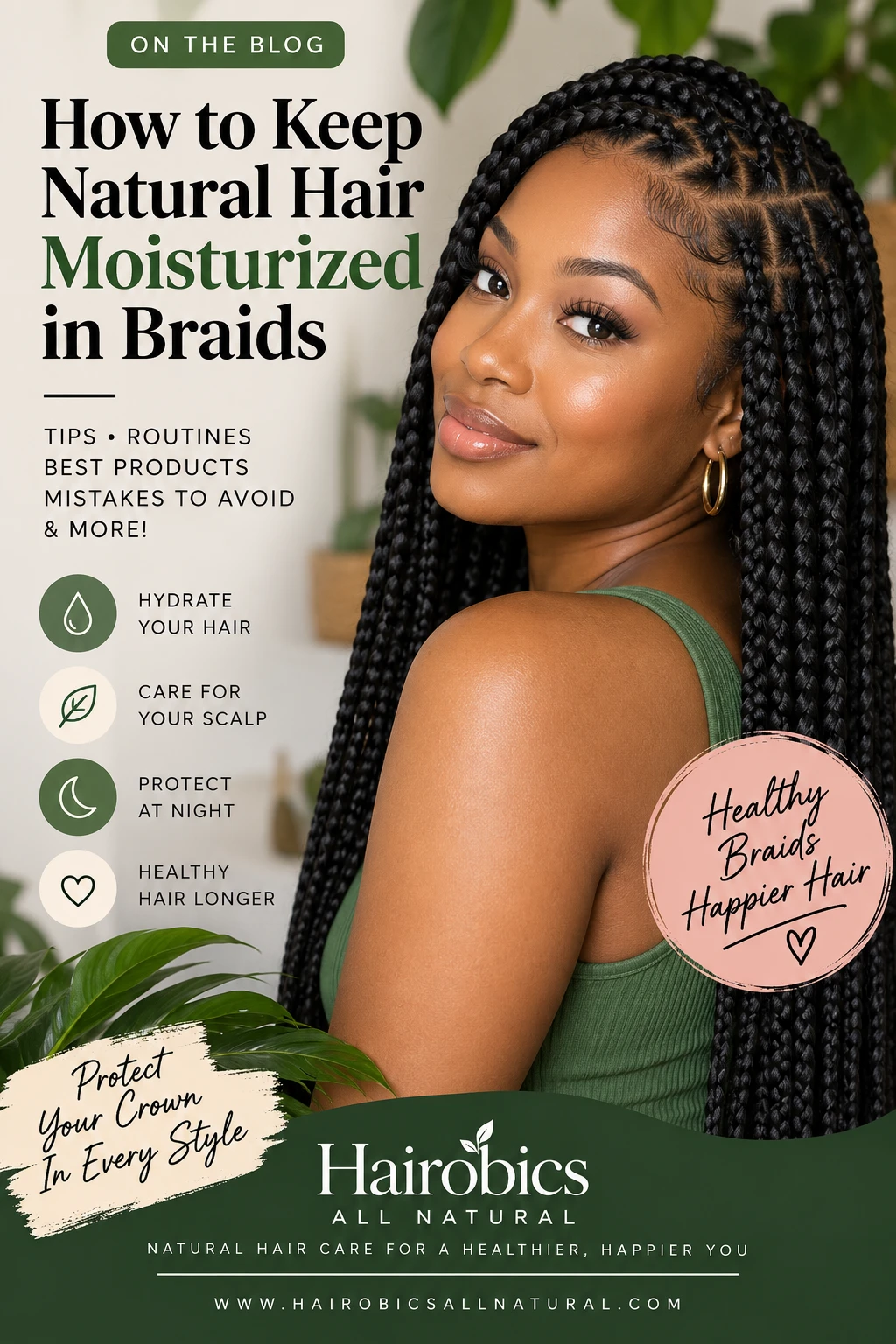 How to Keep Natural Hair Moisturized in Braids: The Complete Guide