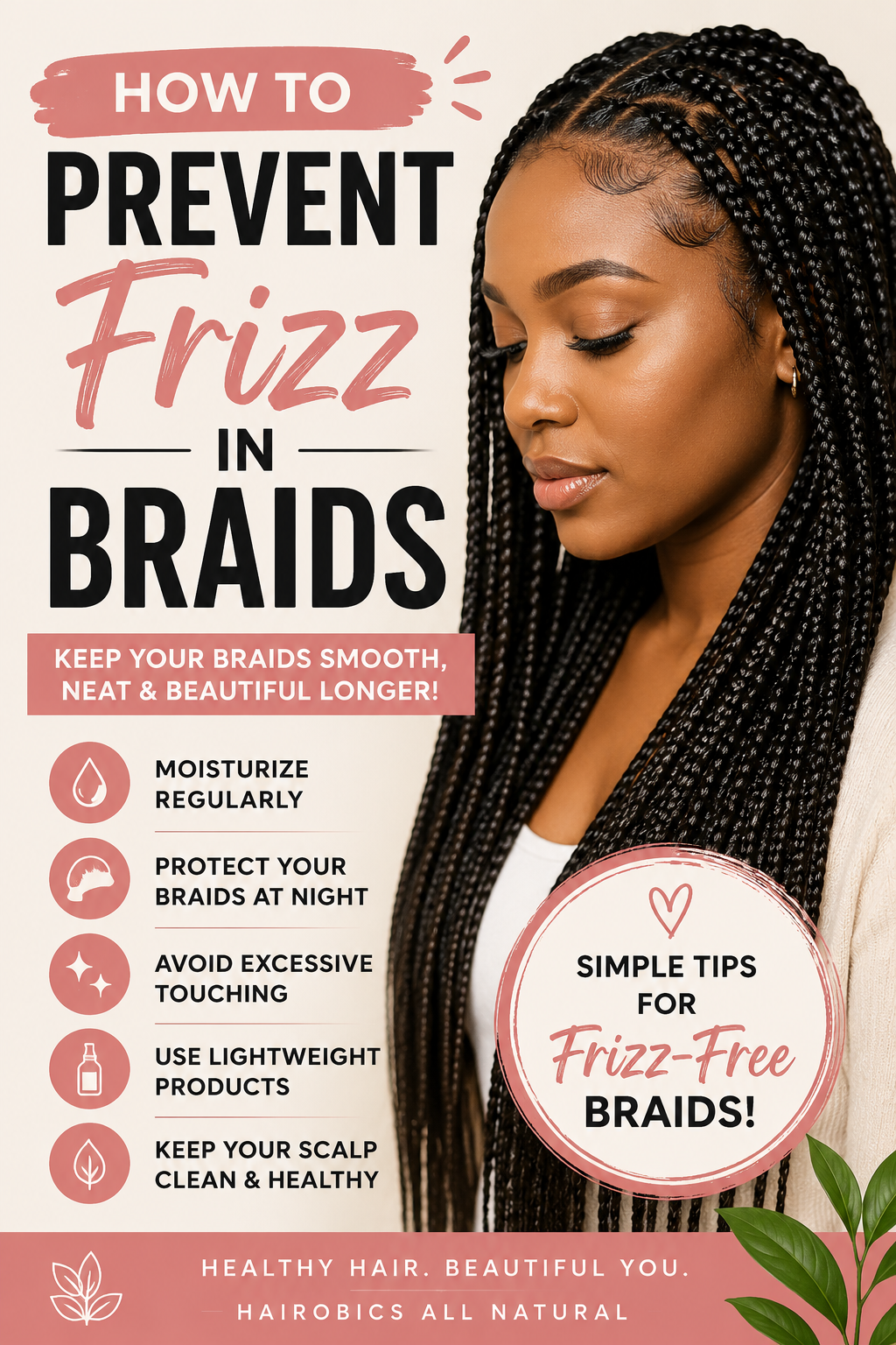 How to Prevent Frizz in Braids: The Complete Guide to Keeping Braids Smooth, Neat, and Beautiful