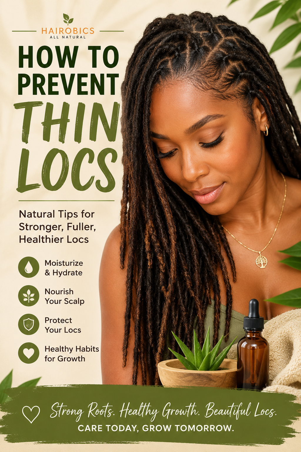How to Prevent Thin Locs: The Complete Guide to Growing Stronger, Fuller, Healthier Locs
