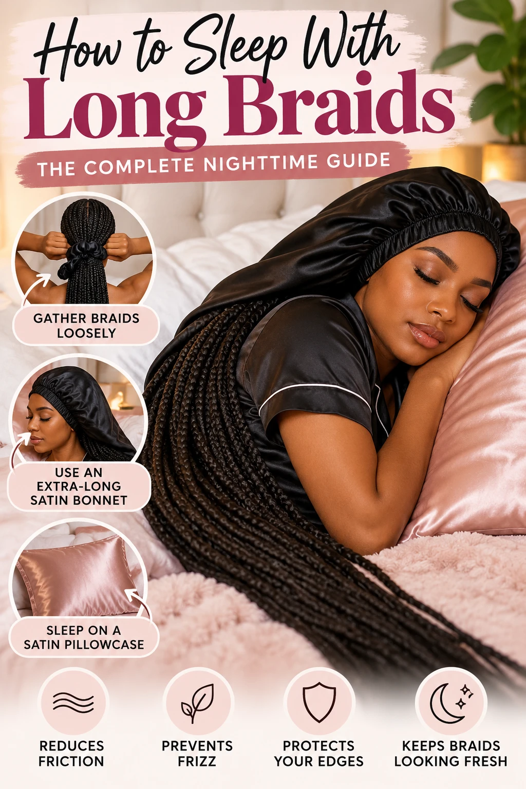 How to Sleep With Long Braids: The Complete Nighttime Guide