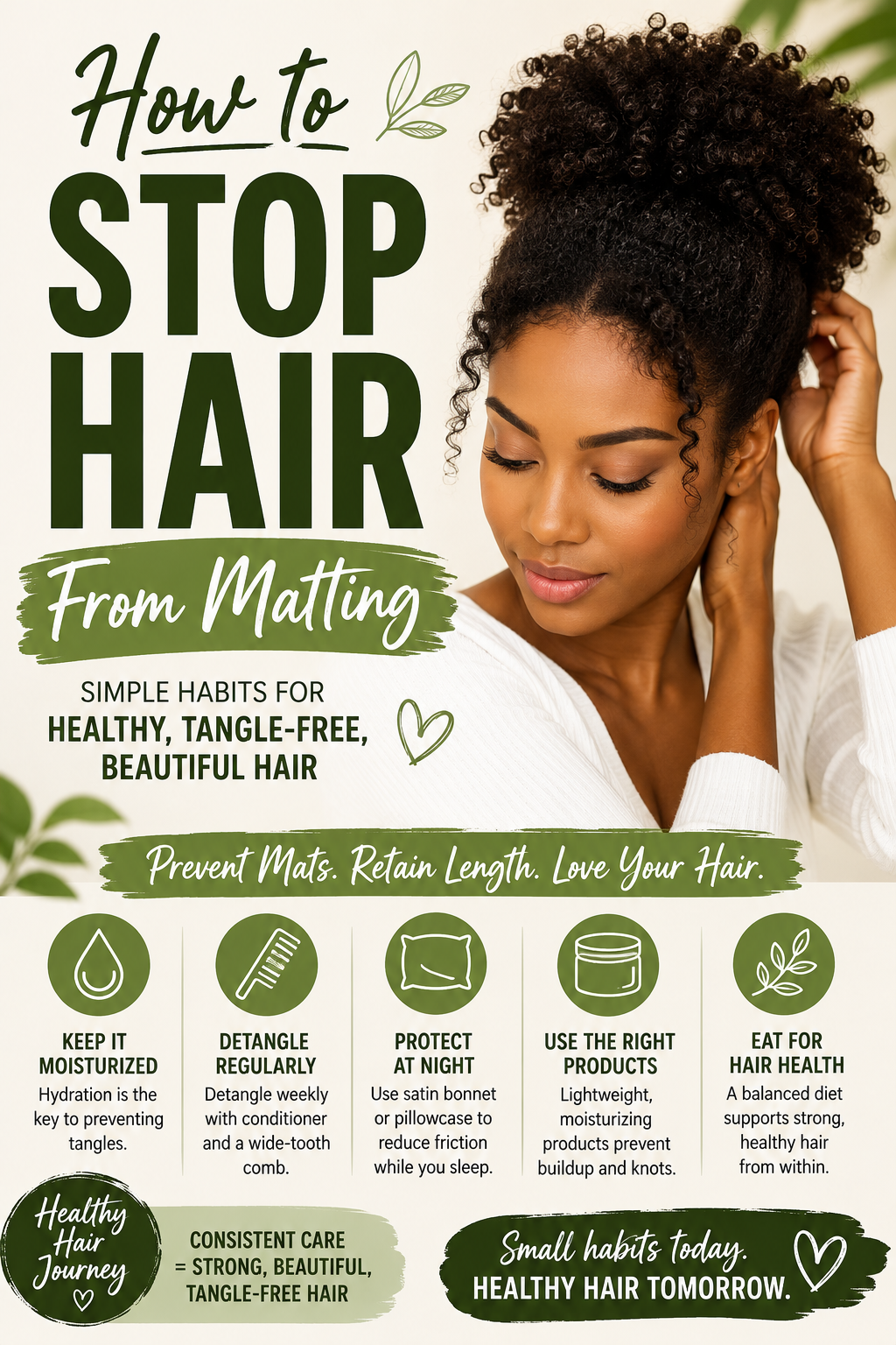 How to Stop Hair From Matting: The Complete Guide to Preventing Knots, Tangles, and Severe Matting Naturally