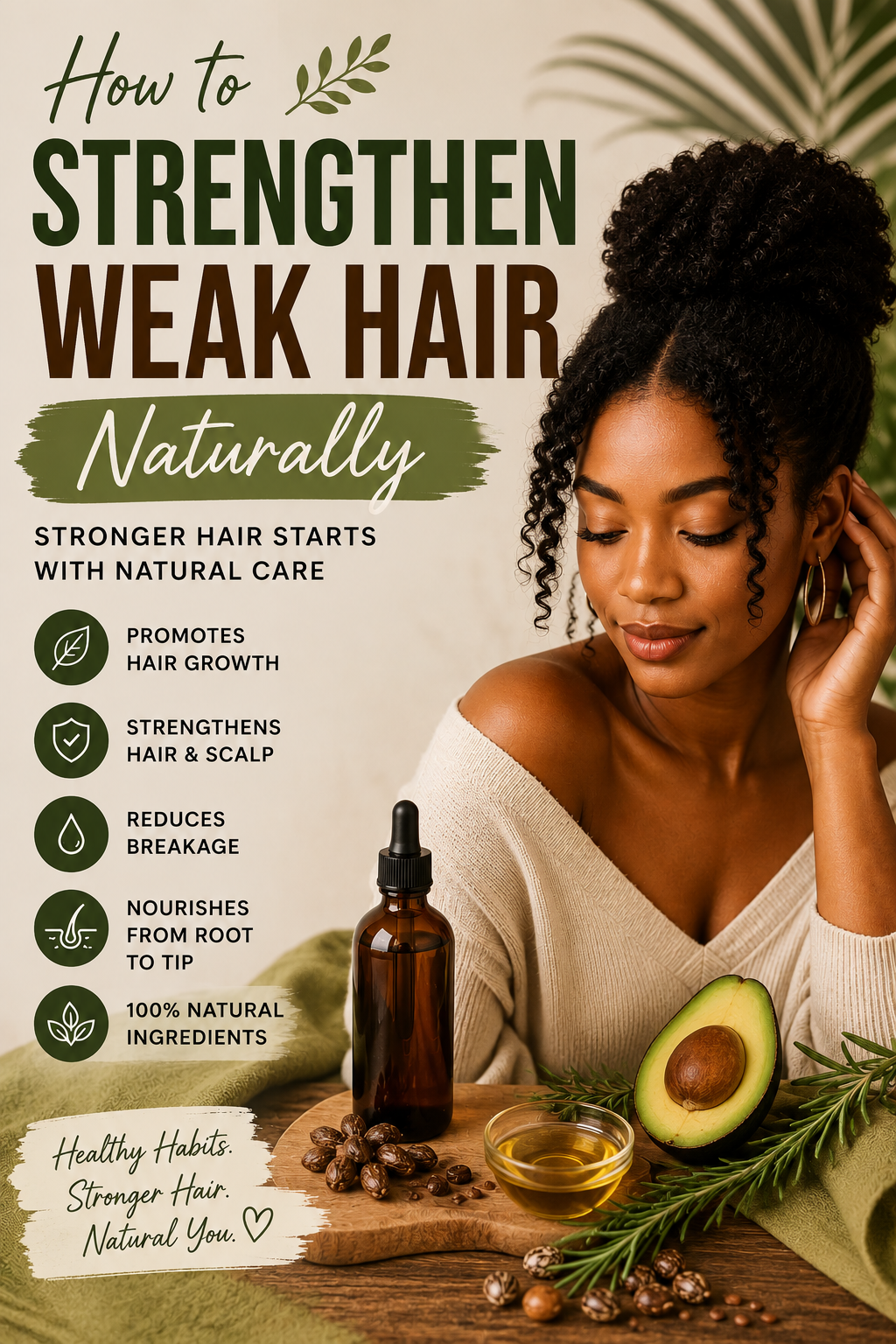 How to Strengthen Weak Hair Naturally: The Complete Guide to Healthier, Stronger Hair