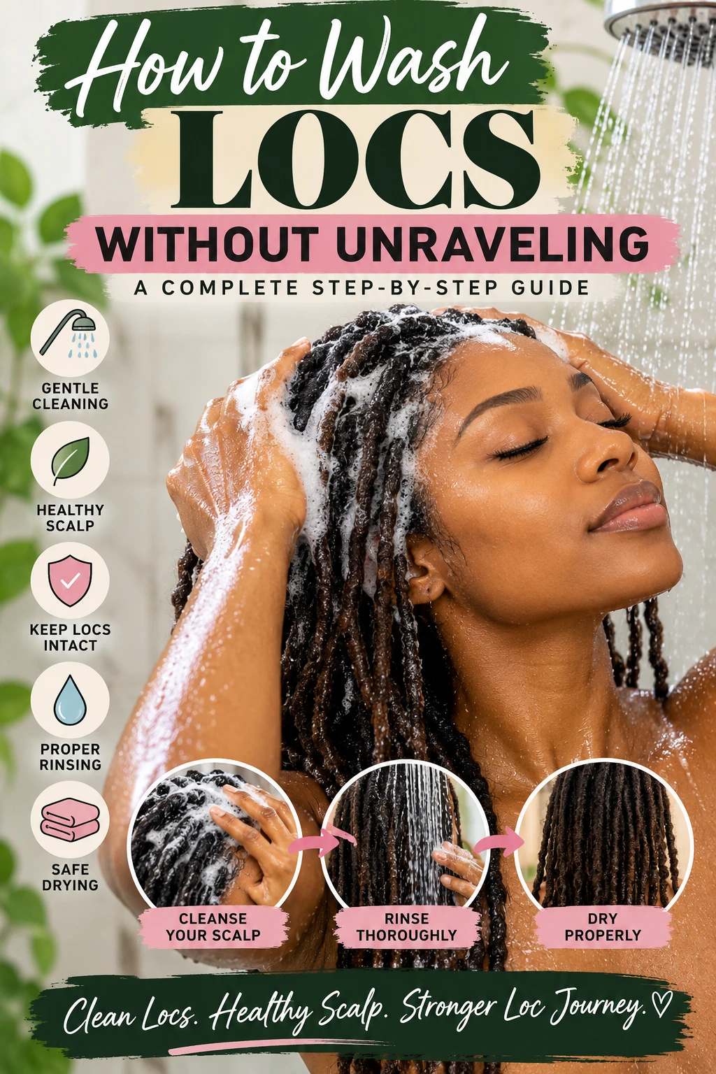 How to Wash Locs Without Unraveling: The Complete Step-by-Step Guide