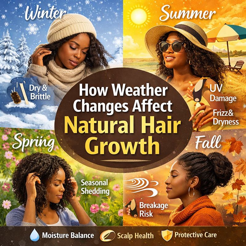 How Weather Changes Affect Natural Hair Growth (And What to Do About It)